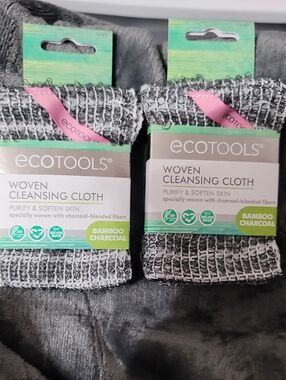 EcoTools Bamboo Charcoal Woven Cleansing Cloth - Gray